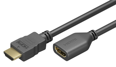 GOOBAY καλώδιο προέκτασης HDMI 61309 Ethernet, 4K/60Hz 18Gbps, 2m, μαύρο