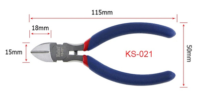 KAISI πλαγιοκόφτης K-021 με αντιολισθητικές λαβές, 11.5cm