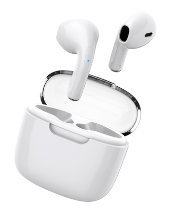 CELEBRAT earphones με θήκη φόρτισης W52, True Wireless, Φ13mm, λευκά