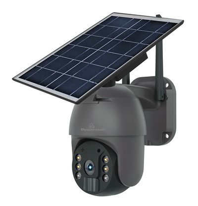 POWERTECH smart ηλιακή κάμερα PT-1174, 3MP, 4G, SD, PTZ, IP65