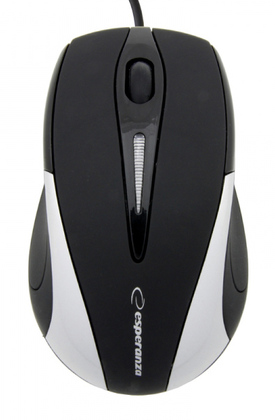 ESPERANZA ενσύρματο ποντίκι EM102S, οπτικό, 1000DPI, USB, μαύρο/ασημί