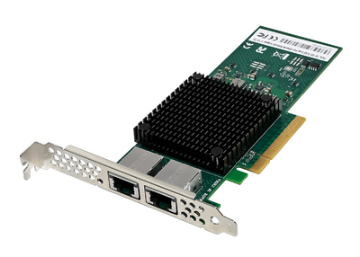POWERTECH κάρτα επέκτασης PCIe σε 2x RJ45 ST7323, Intel X710-AT2, 10GbE