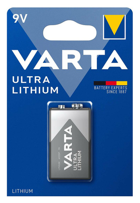 VARTA μπαταρία λιθίου Ultra, 9V, 1τμχ