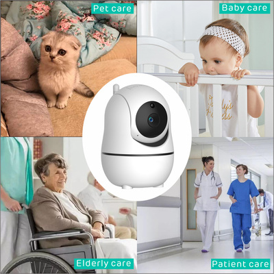 POWERTECH ενδοεπικοινωνία μωρού PT-1188 με κάμερα & οθόνη 5", 720p, PTZ