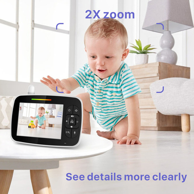 POWERTECH ενδοεπικοινωνία μωρού PT-1187, κάμερα & οθόνη 3.5", 480p, PTZ