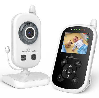 POWERTECH ενδοεπικοινωνία μωρού PT-1186, κάμερα & οθόνη 2.4", 480p, PTZ