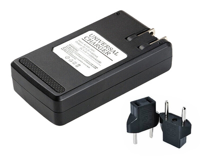 POWERTECH φορτιστής μπαταρίας κινητών QC64 με οθόνη, USB, μαύρος