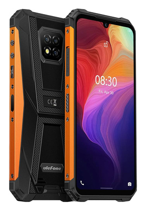 ULEFONE smartphone Armor 8 Pro, 6.1", IP68/IP69K, 6/128GB, πορτοκαλί
