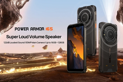 ULEFONE smartphone Power Armor 16S, 5.93", ηχείο 3.5W, 8/128GB, μαύρο