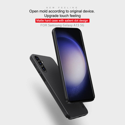 NILLKIN θήκη Super Frosted Shield για Samsung Galaxy A15 5G, μαύρη