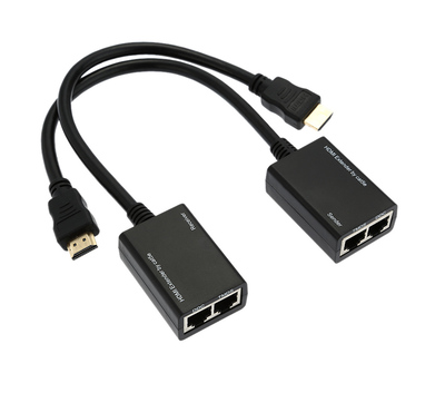 POWERTECH HDMI video extender CAB-H078 μέσω καλωδίου RJ45, 1080p, 30m