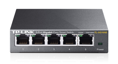 TP-LINK  Easy Smart Switch TL-SG105E,  5-Port Gigabit, Ver. 5.0