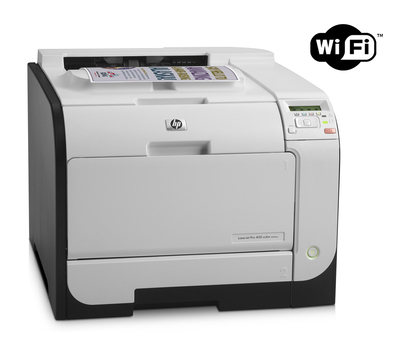 HP used Printer LaserJet M451nw, WiFi, Laser, Color, low toner