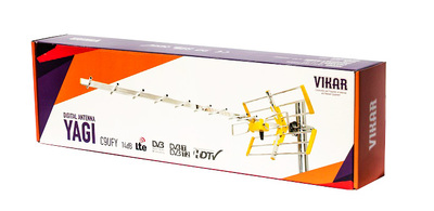 VIKAR εξωτερική κεραία YAGI C9, κατευθυντική, με φίλτρο LTE, 14dB