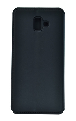 POWERTECH Θήκη Slim Leather για Samsung J6 Plus 2018, μαύρη