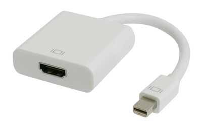 POWERTECH αντάπτορας Mini DisplayPort σε HDMI CAB-DP036, 0.20m, λευκός